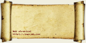 Žaklina Nedić vizit kartica